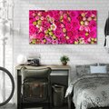 Obraz na płótnie 120x60 - Kwiatowa symfonia róż - róże, kwiaty