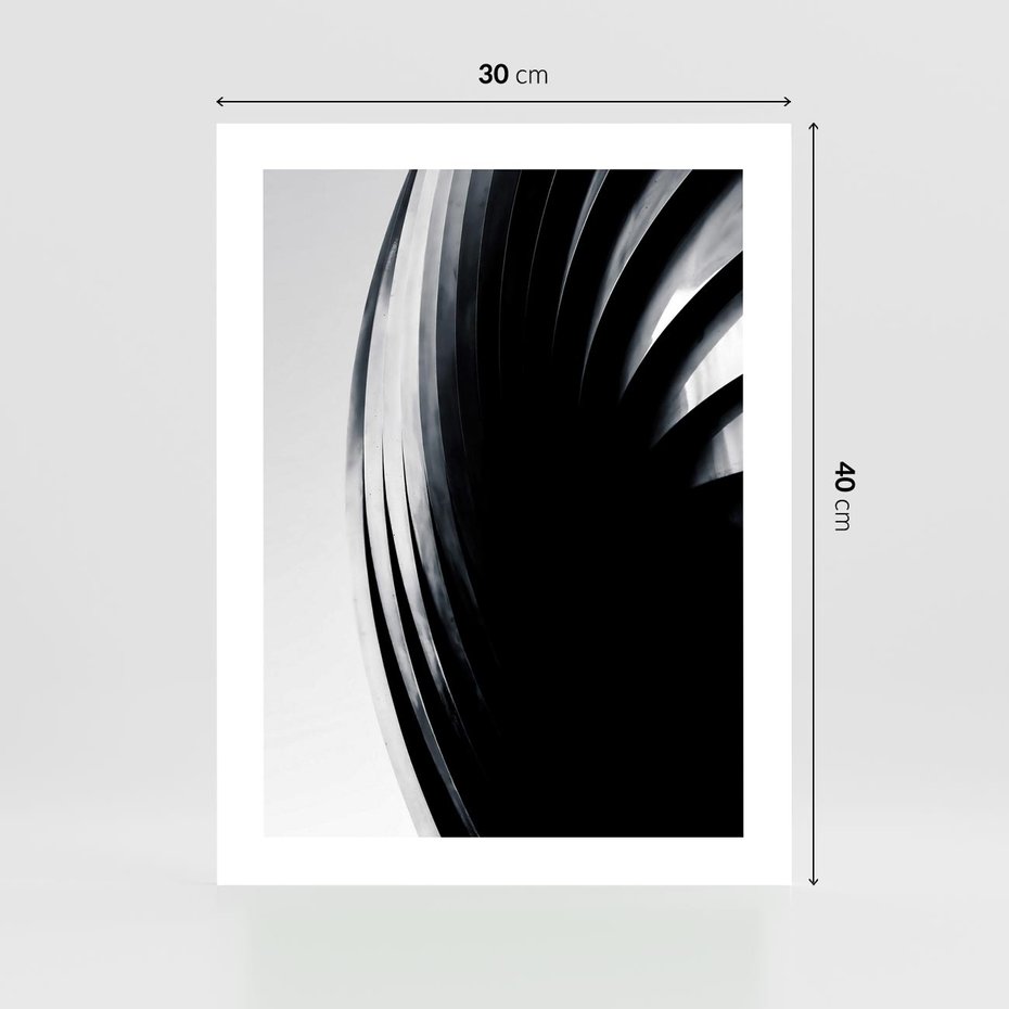 Plakat bez ramy 30x40 - Awangarda w Kontraście - architektura, nowoczesne formy