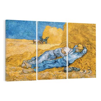 Obraz na płótnie 120x80 - "The Siesta " (1890) Vincent van Gogh - Reprodukcja - reprodukcja, obraz na płótnie