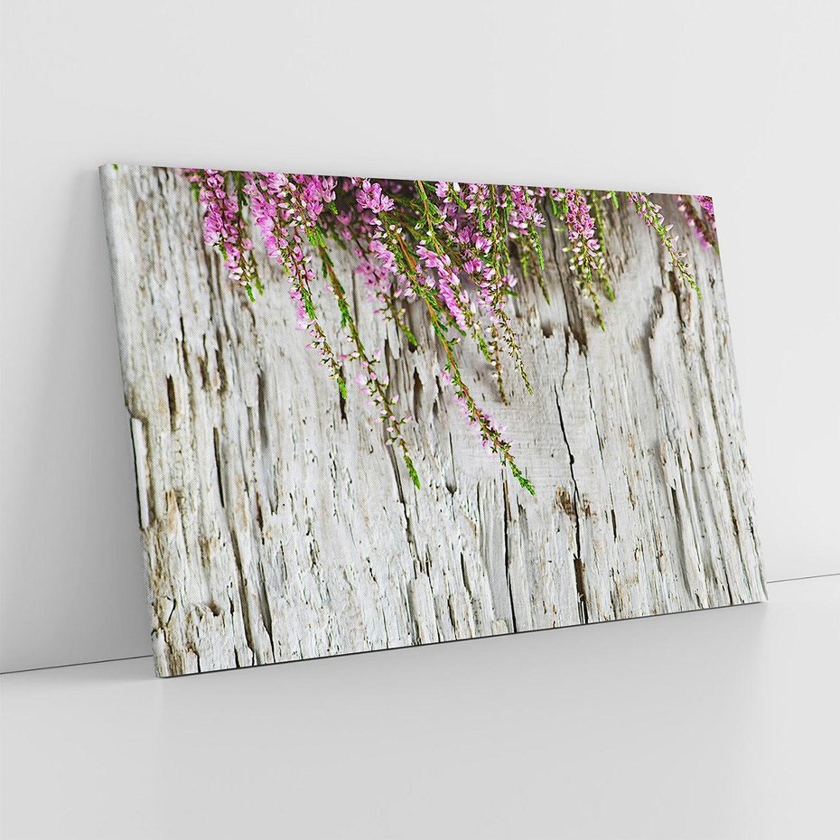 Obraz na płótnie 70x50 - Fioletowe Wrzosy - wrzosy, fiolet