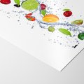 Plakat bez ramy 40x50 - Kulinarne Inspiracje - owoce, woda
