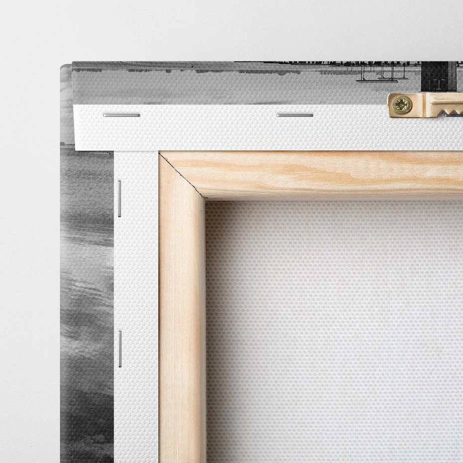 Obraz na płótnie 120x60 - Pomost nad Morzem - pomost, morze