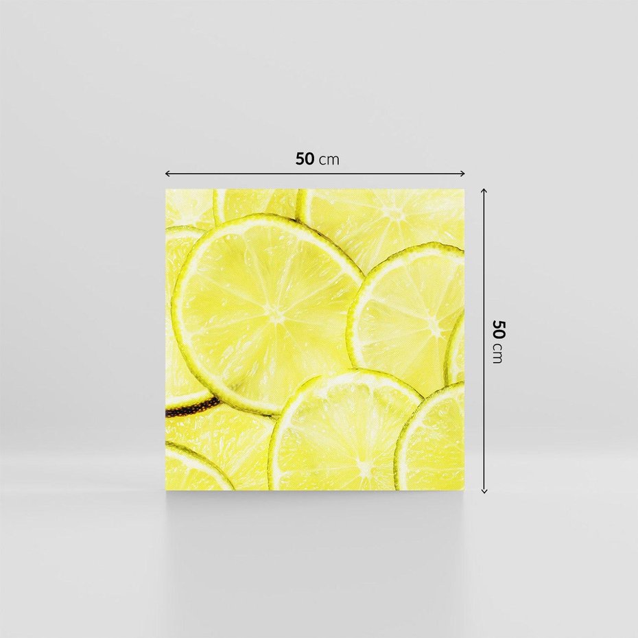 Obraz na płótnie 50x50 - Cytryny, Limonki - Owocowa Świeżość - cytryny, limonki