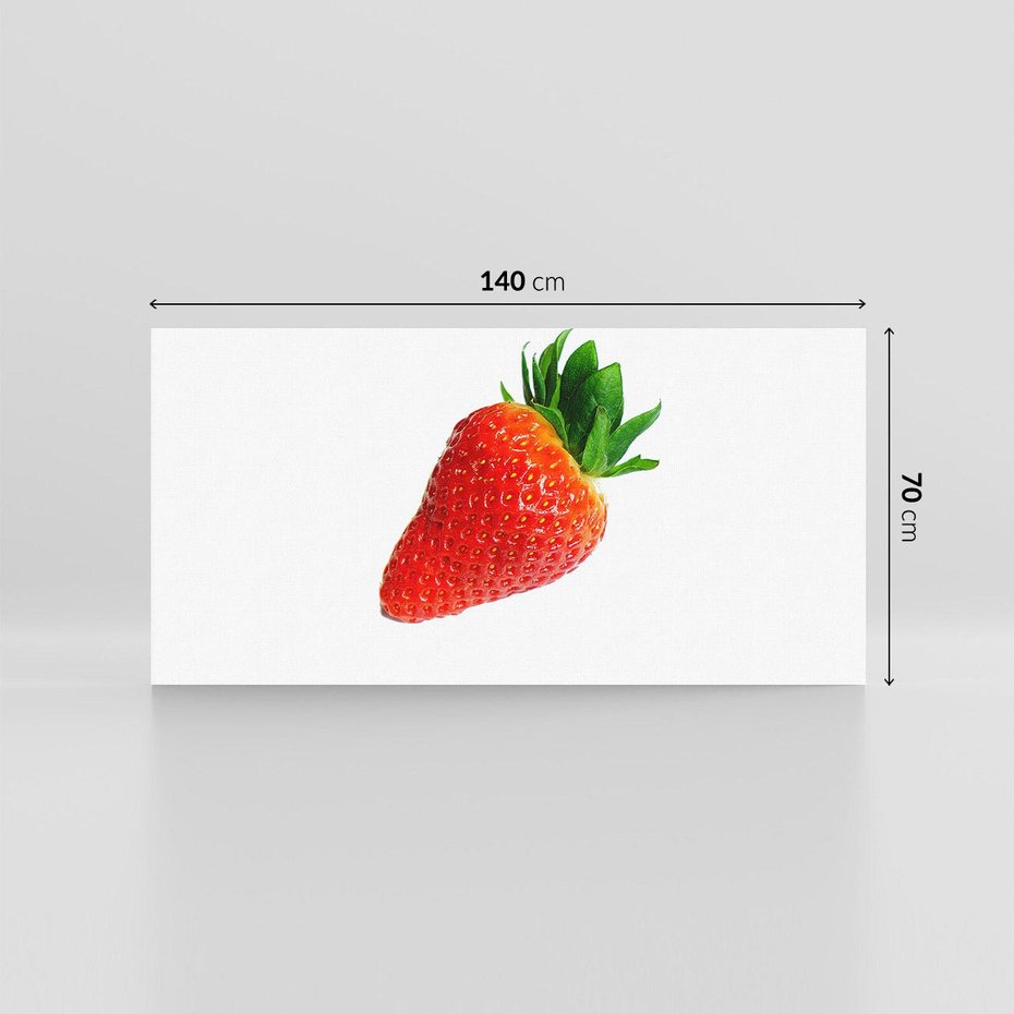 Obraz na płótnie 140x70 - Truskawka - Owocowa Rozkosz - truskawka, owoc