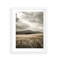 Plakat w ramie 40x50 - Nostalgiczny Krajobraz - pole, krajobraz - rama biała