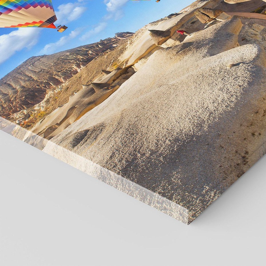 Obraz na płótnie 60x60 - Kolorowe Balony nad Turcją - balony, turcja