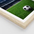 Plakat w ramie 30x40 - Piłka nożna - gol! - piłka nożna, gol - rama drewno