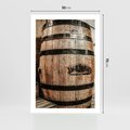 Plakat bez ramy 50x70 - Rustykalna Whisky - beczka whiskey, jack daniel's