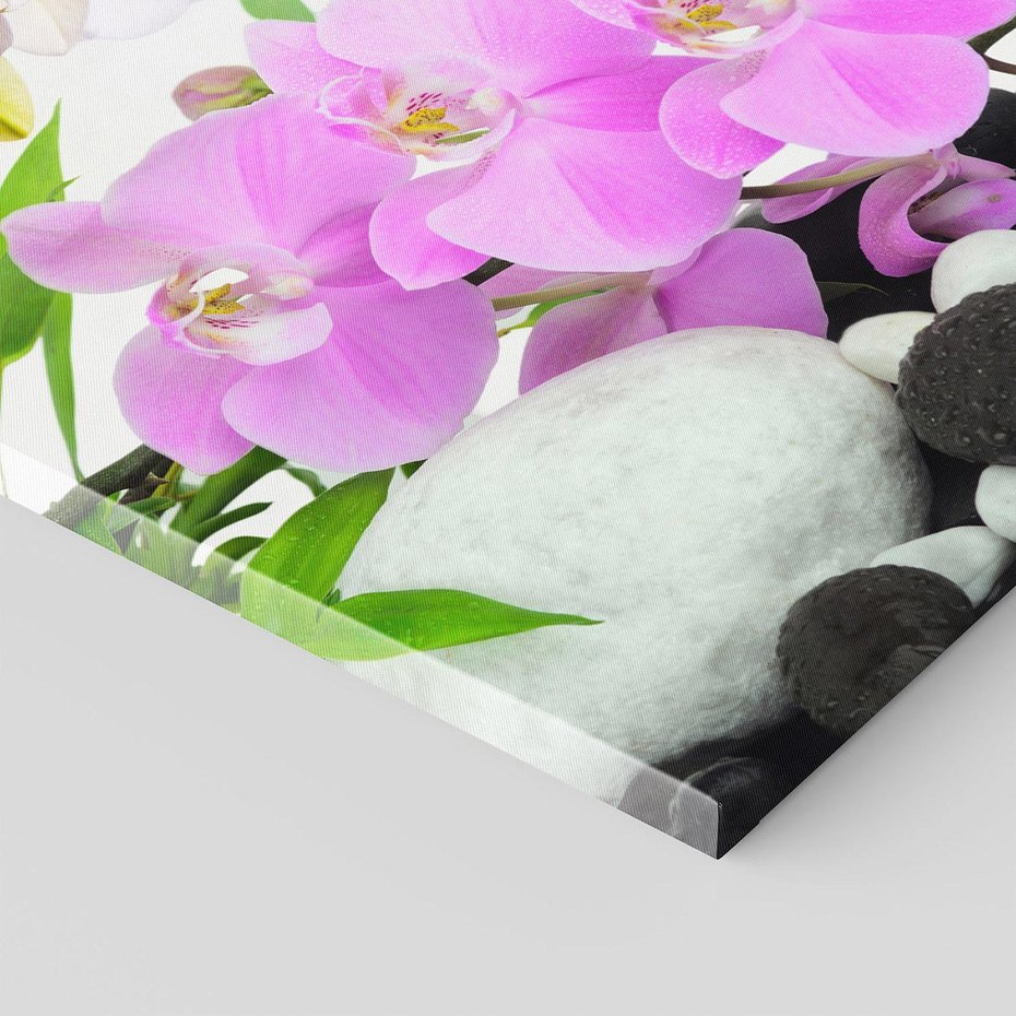 Obraz na płótnie 30x30 - Orchidea w SPA - spa, orchidea