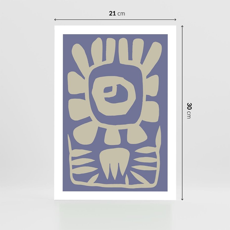 Plakat bez ramy 21x30 - Widok Abstrakcyjny - skandynawski styl, plakat