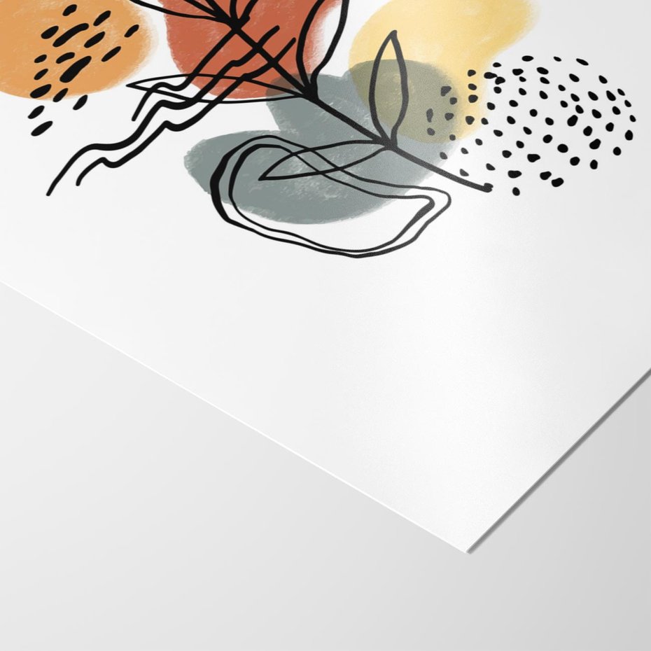 Plakat bez ramy 40x50 - Bezgraniczne Przenikania - abstrakcja, sztuka nowoczesna