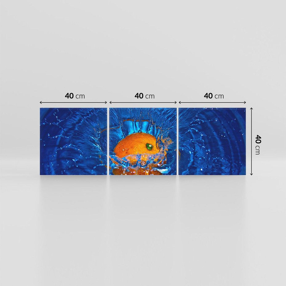 Obraz na płótnie 120x40 - Pomarańcza Owoce - pomarańcza, owoce