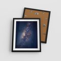 Plakat w ramie 40x50 - Wśród Gwiazd - rozgwieżdzone niebo, droga mleczna - rama czarna