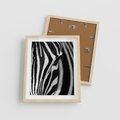 Plakat w ramie 40x50 - Pasy Zebr - zebra, paski - rama drewno