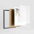 Plakat w ramie 40x50 - Złota Jesień - drzewo, żółte liście - rama czarna