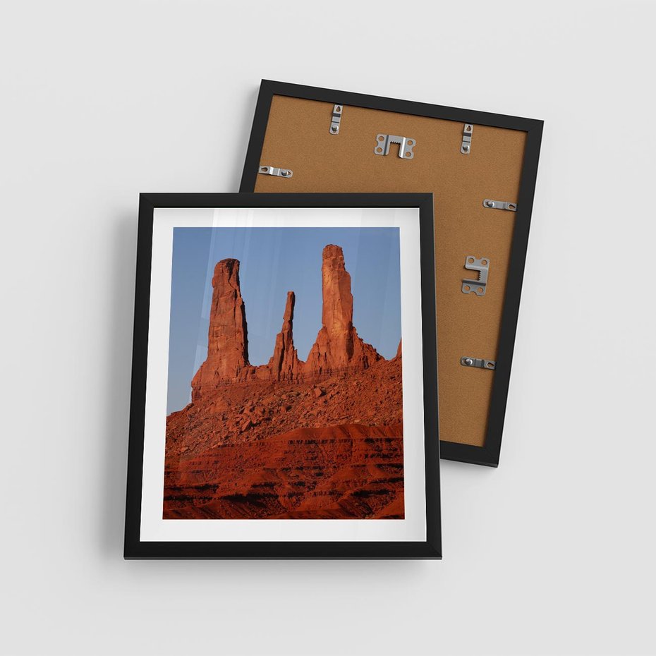 Plakat w ramie 40x50 - Wielki Kanion - majestat pustyni - Wielki Kanion, pustynia - rama czarna