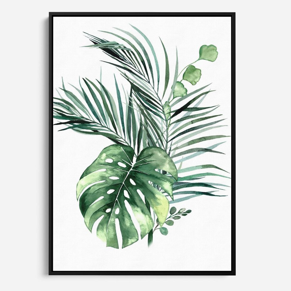 Obraz w ramie 50x70 - Przyjemność Złotej Natury - złote, liście - rama czarna