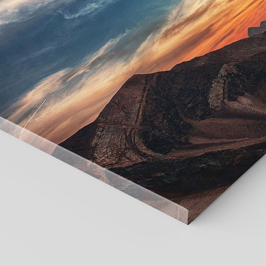 Obraz na płótnie 120x80 - Górski pejzaż w harmonii - góry, krajobraz