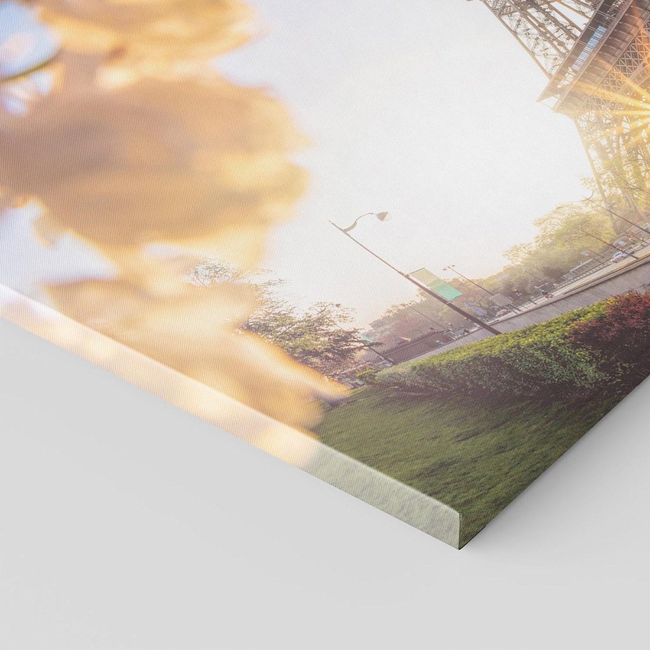 Obraz na płótnie 120x80 - Ikona Paryża - Wieża, Eiffla