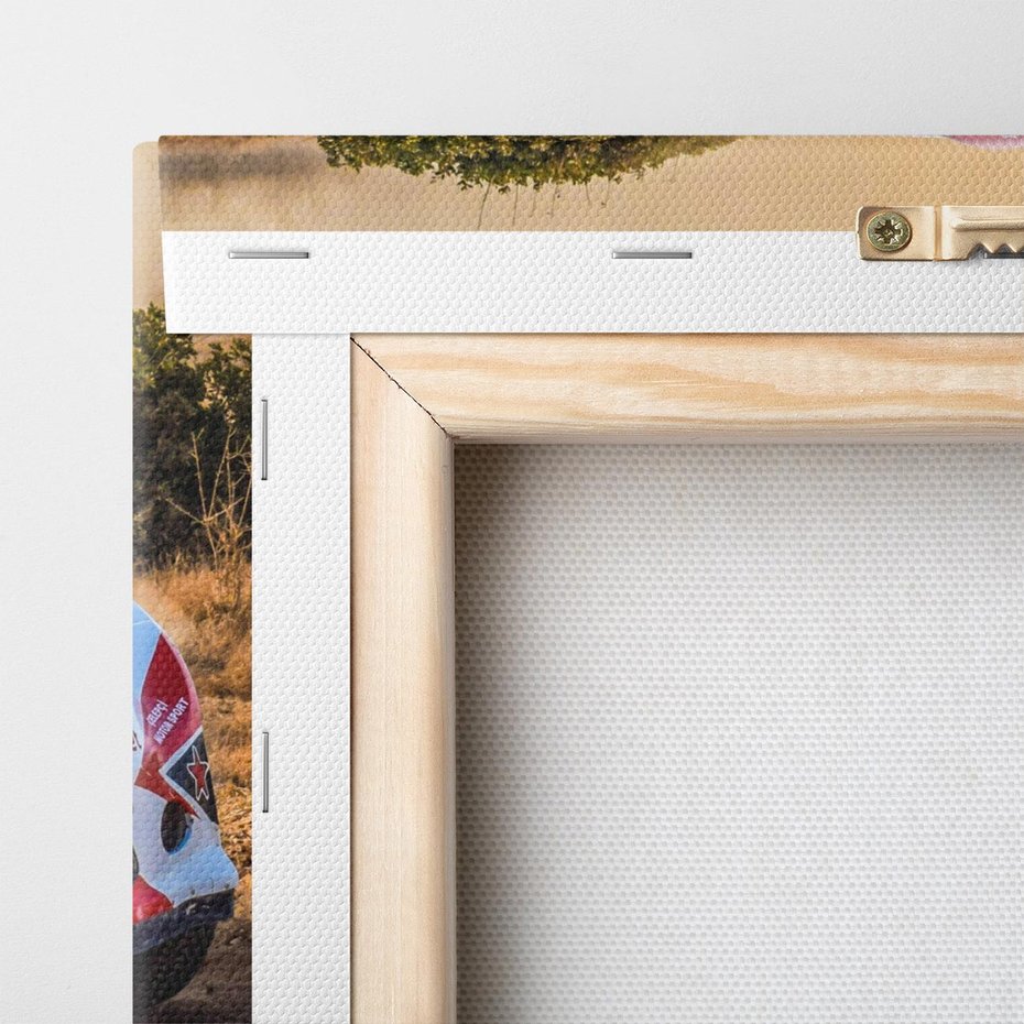 Obraz na płótnie 70x50 - Adrenalina na Torze Rajdowym - rajdy, samochodowe