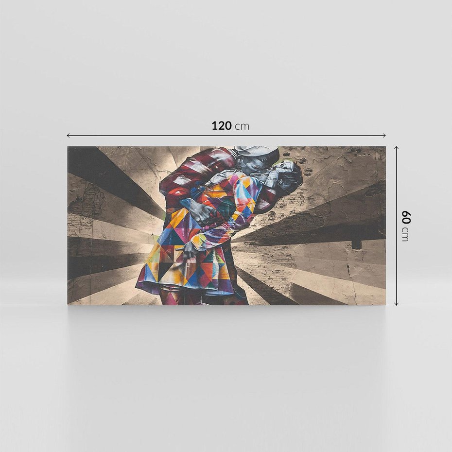 Obraz na płótnie 120x60 - Marynarz w świecie graffiti - marynarz, graffiti