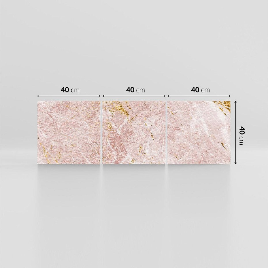 Obraz na płótnie 120x40 - Wyjątkowa Stylizacja - marmur, złoto