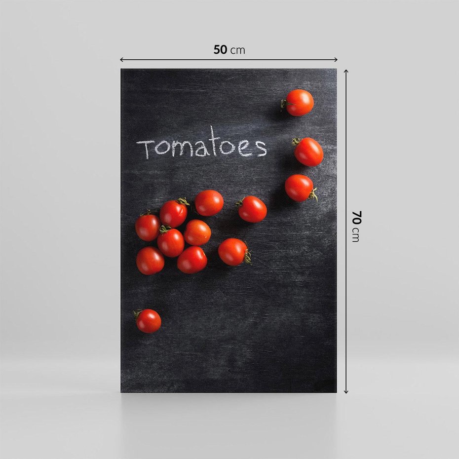 Obraz na płótnie 50x70 - Świeżość Smaku - pomidory, kuchnia
