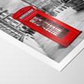 Plakat bez ramy 50x70 - Budka telefoniczna w Londynie - budka, Londyn