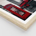 Plakat w ramie 40x50 - Londyński Klimat Telefoniczny - Londyn, telefon - rama drewno