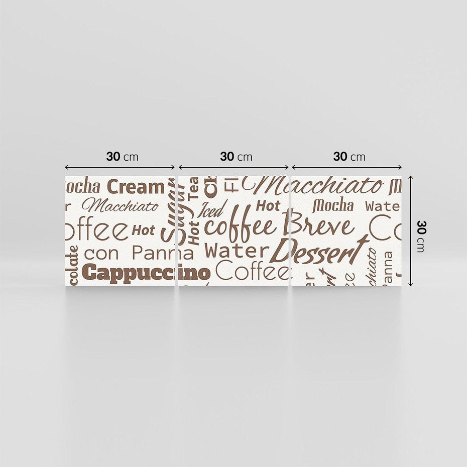 Obraz na płótnie 90x30 - Kawa w Stylu Coffee - kawa, coffee