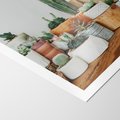 Plakat bez ramy 50x70 - Kaktusowa Galeria w Doniczkach - kaktusy w doniczkach, fotografia