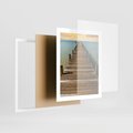 Plakat w ramie 40x50 - Pomost ku morzu - pomost, morze - rama biała