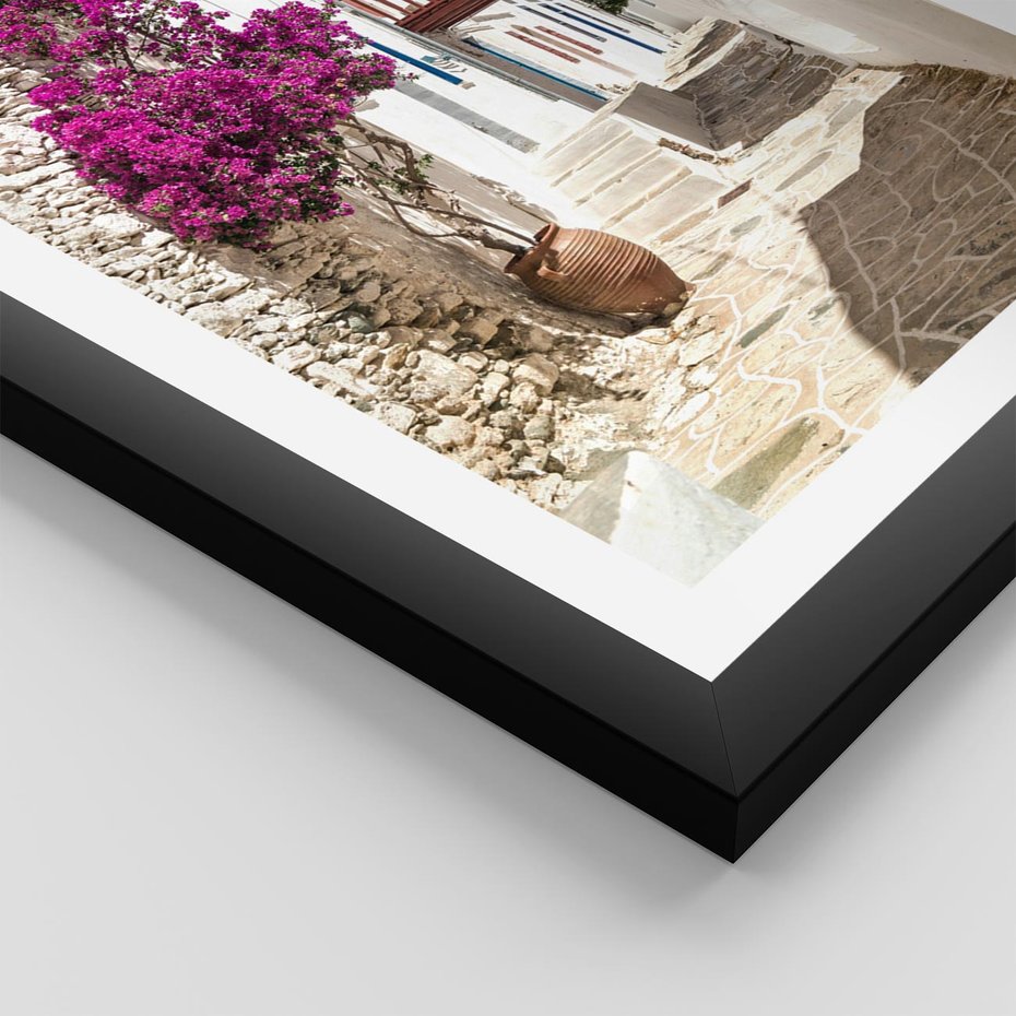 Plakat w ramie 30x40 - Kwiaty Chorwacji - kwiaty, Chorwacja - rama czarna