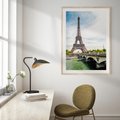 Plakat w ramie 40x50 - Ikona Romantyzmu - Eiffla, Francja - rama drewno