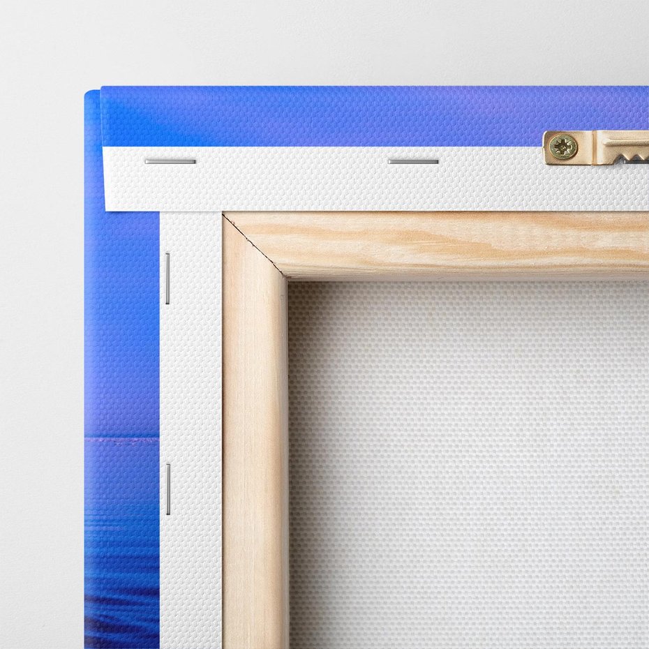 Obraz na płótnie 100x70 - Morze, fale i skały - wieloryb, morze