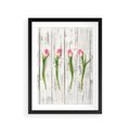 Plakat w ramie 30x40 - Kwintesencja Piękna - kwiaty, tulipany - rama czarna