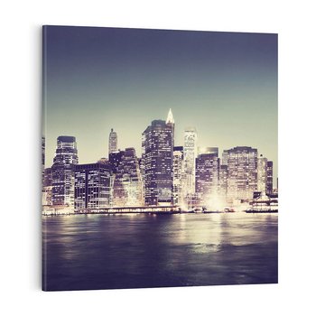 Obraz na płótnie 70x70 - Miasto niekończących się możliwości - Nowy York, miasto