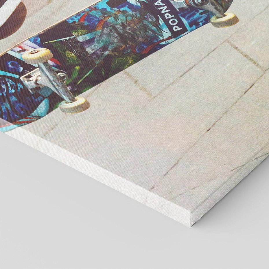 Obraz na płótnie 70x100 - Skateboardowe Rytmy na Desce - deskorolka, skateboard