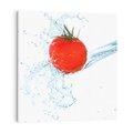 Obraz na płótnie 40x40 - Apetyczna KuchniaNowoczesna Ekspresja - pomidor, jedzenie
