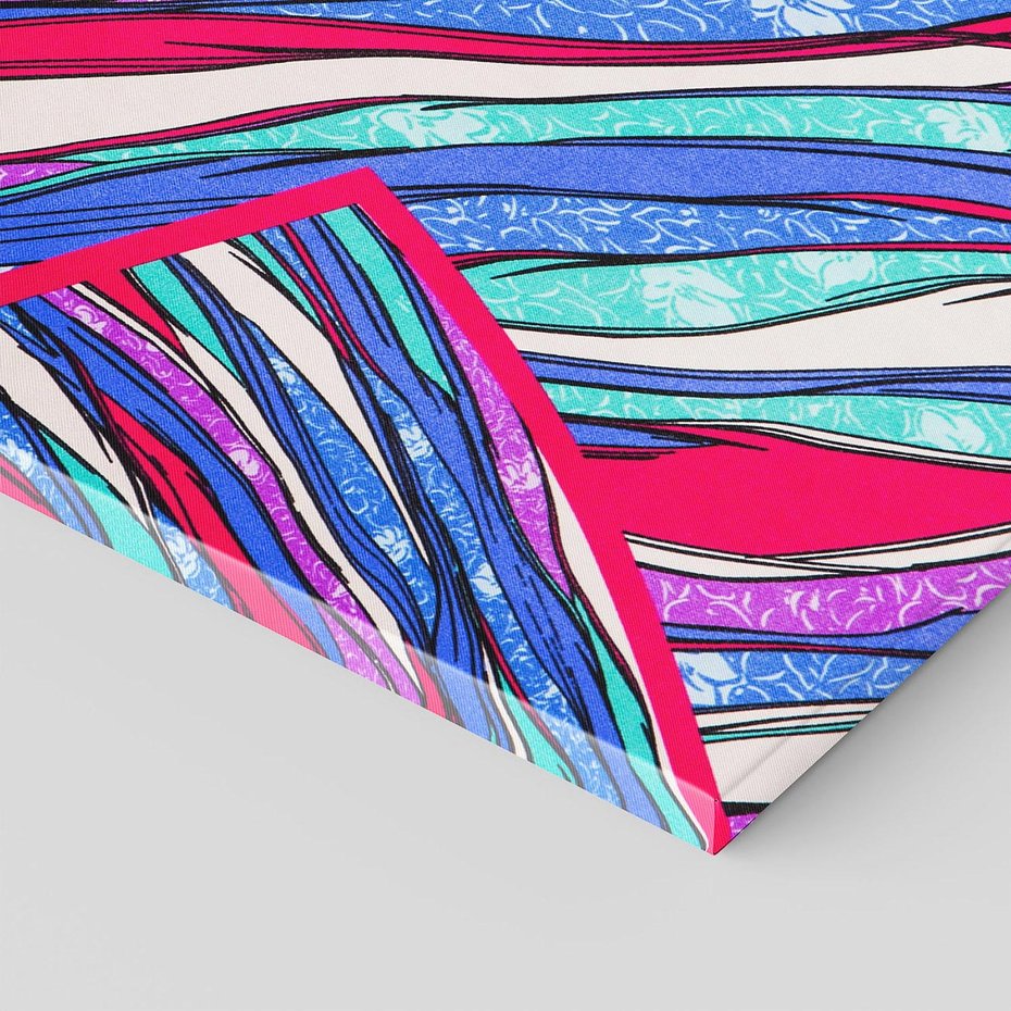 Obraz na płótnie 80x120 - Abstrakcyjna Gra Świateł i Cieni - abstrakcja