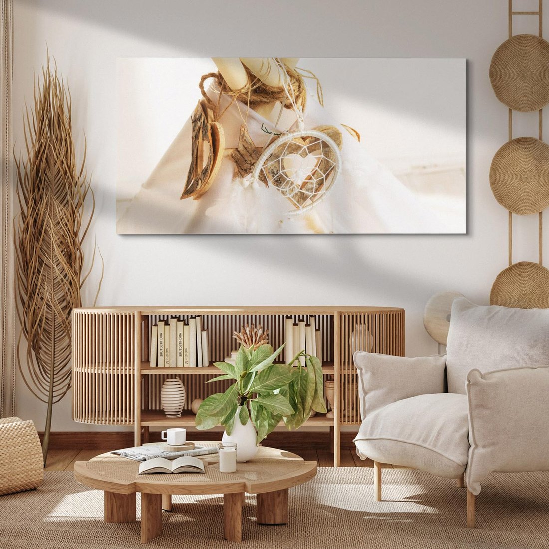 Obraz na płótnie 120x60 - Oaza Swobodnego Stylu - boho, tipi