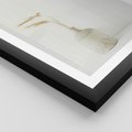 Plakat w ramie 40x50 - Sztuka Prostoty - minimalistyczny wazon, źdźbła traw - rama czarna