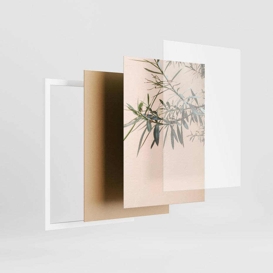 Zestaw obrazy w ramie 50x70 galeria - Beż, podróż, okiennica - rama biała