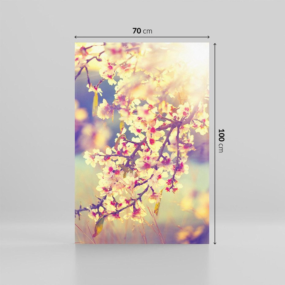 Obraz na płótnie 70x100 - Kwiatowa Wiosna - kwiaty, wiosna