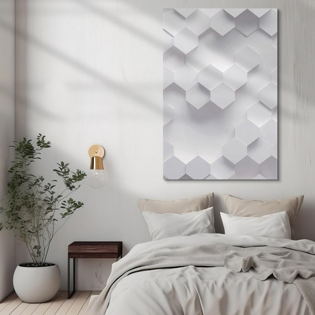 Obraz na płótnie 80x120 - Kreatywna Forma - geometryczny, 3D