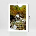 Plakat bez ramy 21x30 - Śpiew Strumienia - strumień, górski