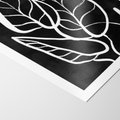 Plakat bez ramy 30x40 - Lustrzane Odbicie - mroczna sztuka, minimalizm