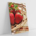 Obraz na płótnie 50x70 - Truskawka Radość Lata - truskawka, owoc