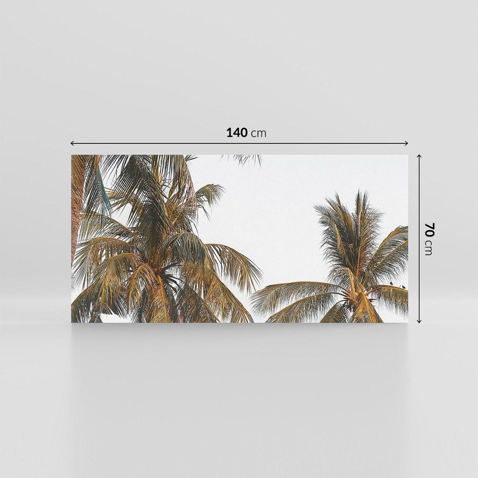 Obraz na płótnie 140x70 - Palmy - tęsknota za Hawajami - palmy, Hawaje