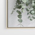 Obraz w ramie 80x80 - Uwodzicielska zieleń eukaliptusa - eukaliptus, zielone - rama drewno